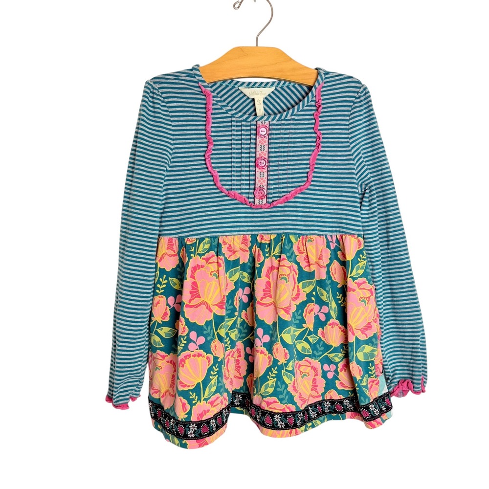 Matilda Jane Girls Size 8 Tunic Top Once Upon a Time Collection